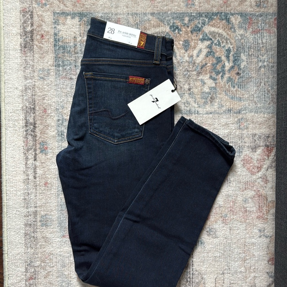 7 for all mankind, the ankle skinny jean